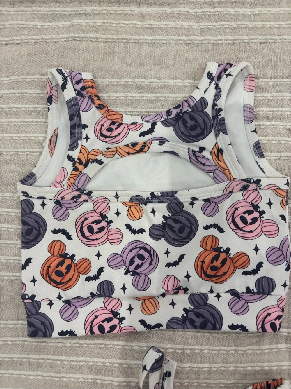Family Matching Halloween Costume Set - Purple & White Pattern